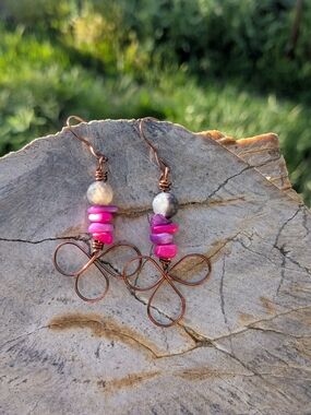 Agate Earrings, Artisan gemstone jewelry, gift idea,